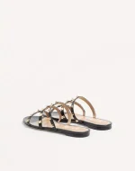 Valentino Rockstud Flat Slide Sandal - Image 4